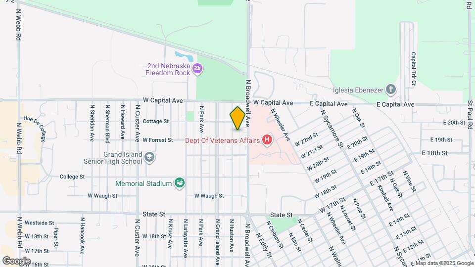 2307 N Huston Ave Map and Location Details