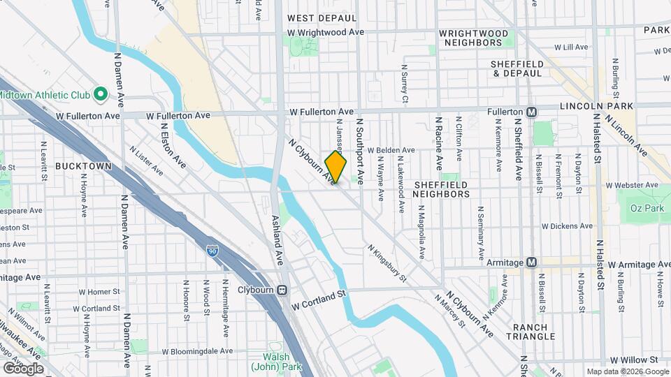 2200 N Clybourn Ave Map and Location Details