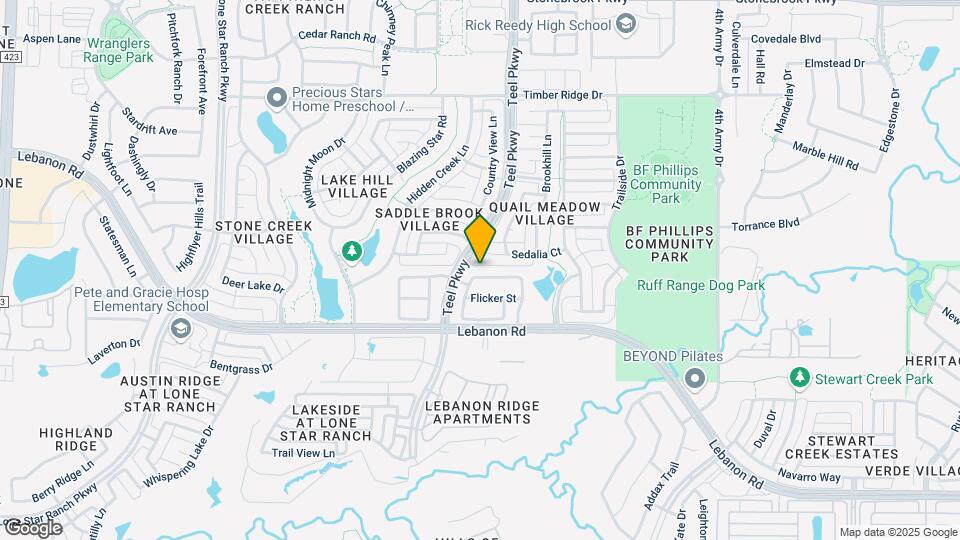 2332 Bunny Run Ln Map and Location Details