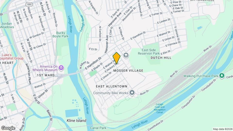 303 E Union St Map and Location Details