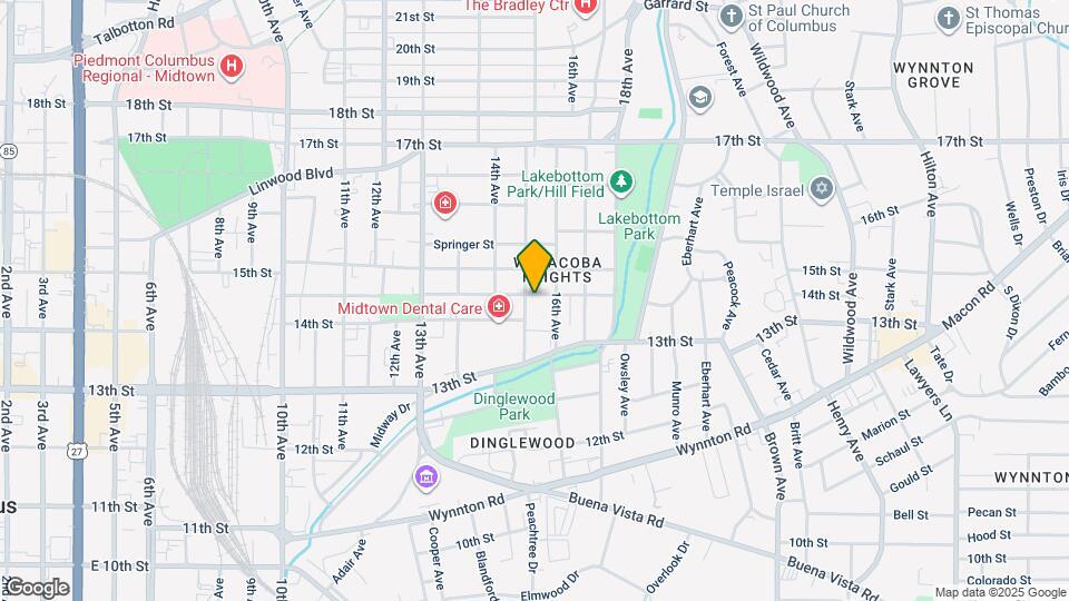 1510 Virginia St-Unit -B2 Map and Location Details