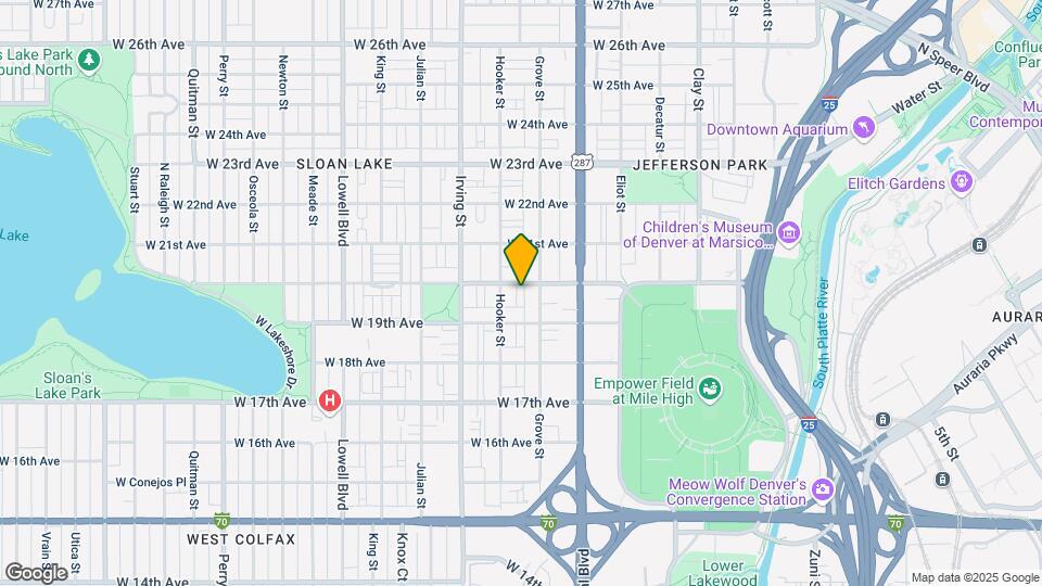 3124 W 20th Ave Map and Location Details