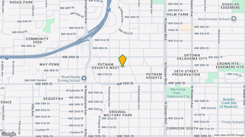 1726 NW 38th St Map and Location Details