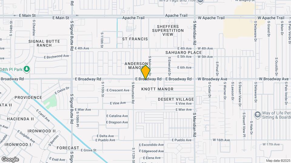 11252 E Calypso Ave Map and Location Details