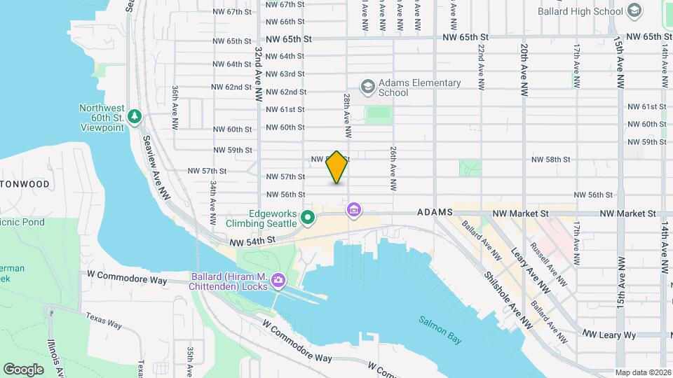 2814 NW 56th St Map and Location Details