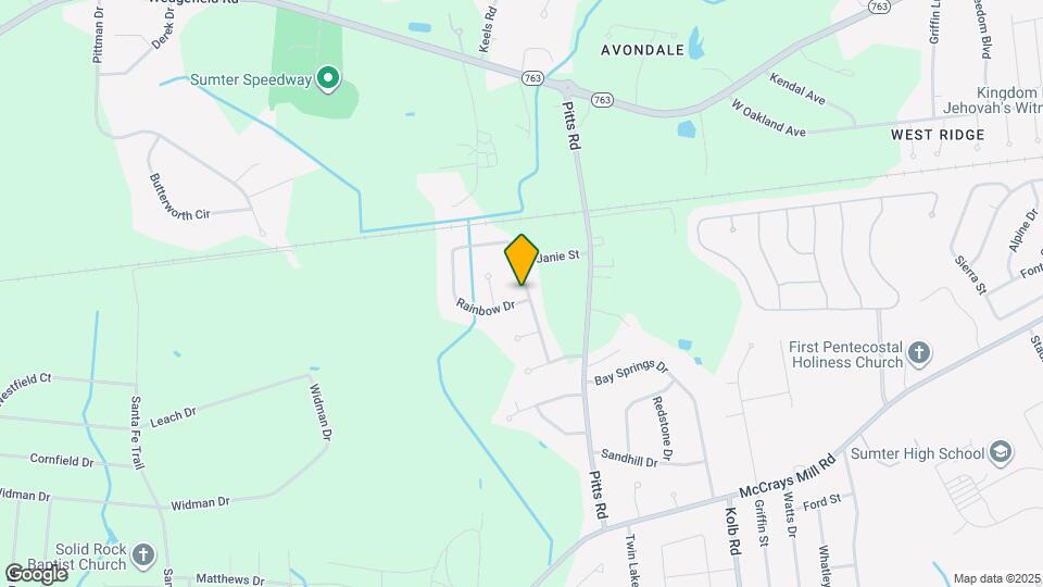 620 Rainbow Dr Map and Location Details