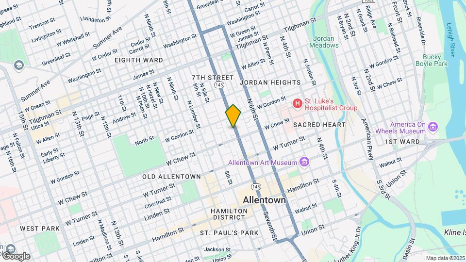 318-320-320 N 7th St Mapa y Detalles de la Ubicación