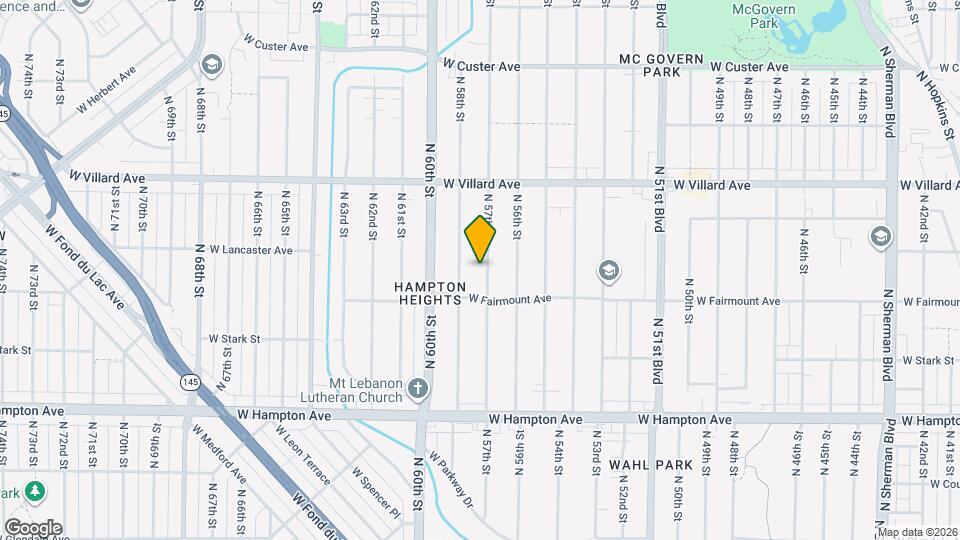 5047 N 57th St Map and Location Details