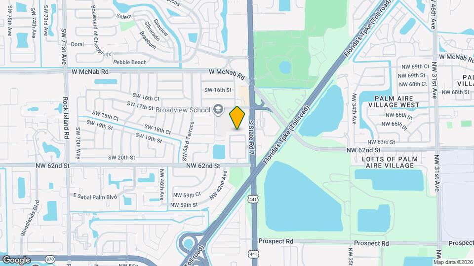 6051 SW 19th St Mapa y Detalles de la Ubicación