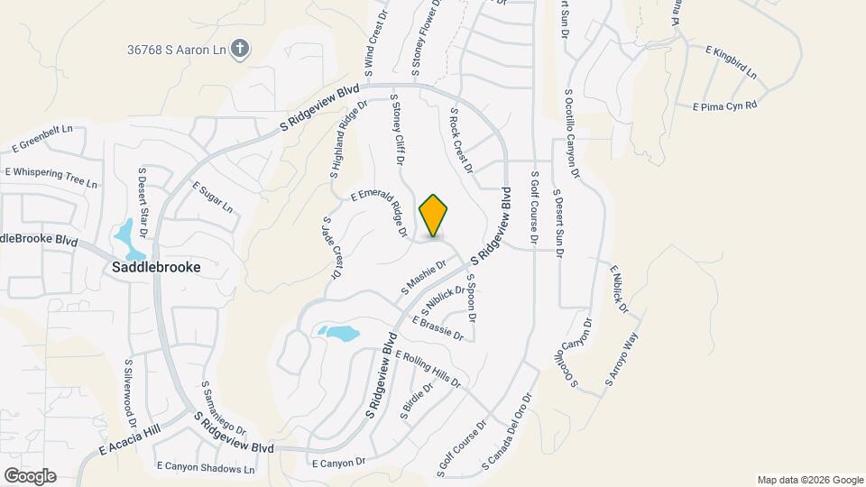 37514 S Desert Star Ct Map and Location Details