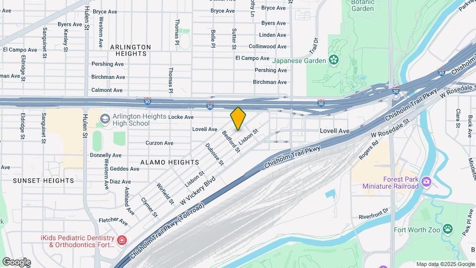 3921 Valentine St Map and Location Details