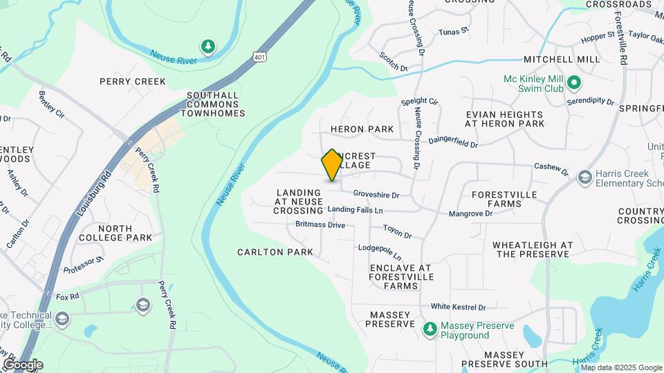 3117 Groveshire Dr Map and Location Details