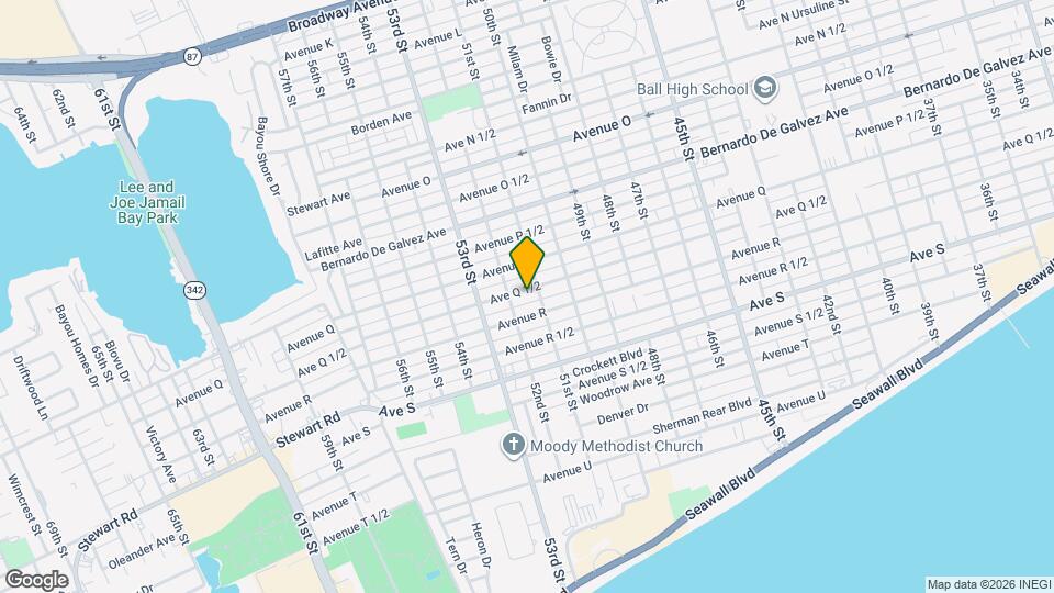 5111 Ave Q 1/2 Map and Location Details