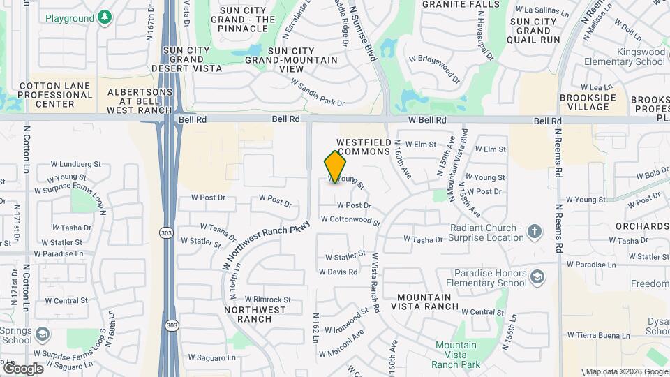 16594 N 162nd Dr Map and Location Details