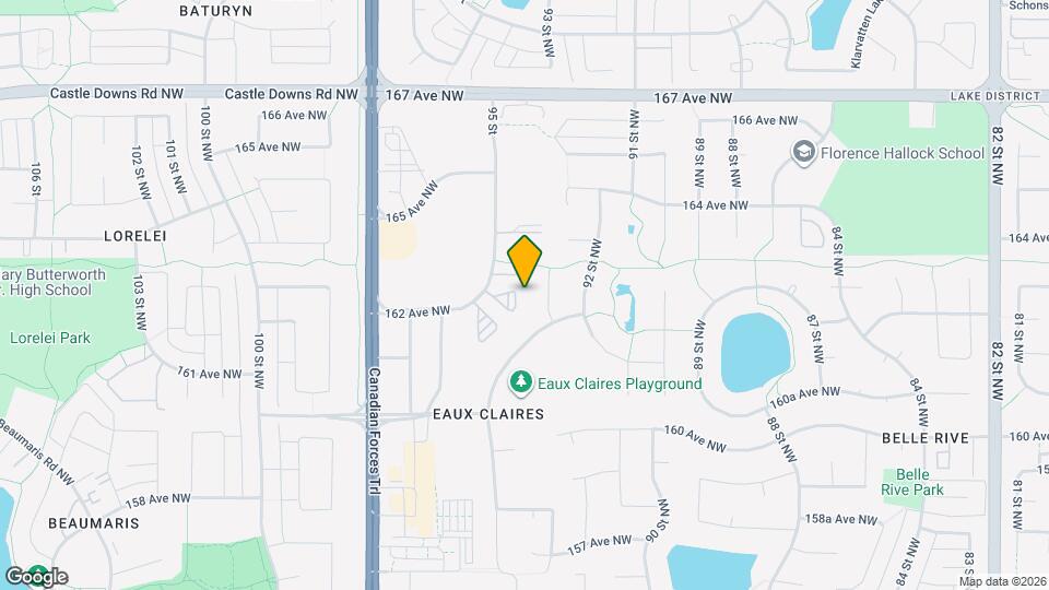 16221 95 St NW Map and Location Details