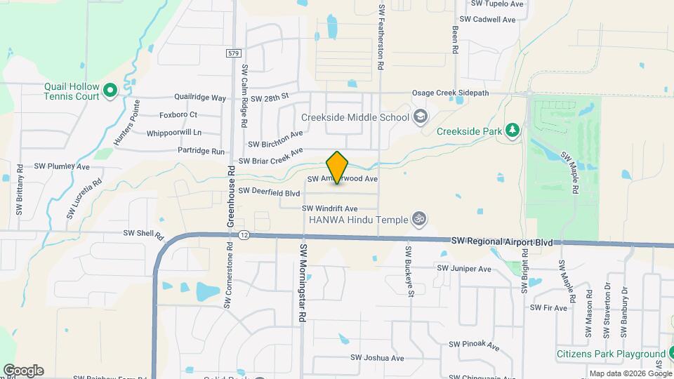 3102 SW Deerfield Blvd Map and Location Details