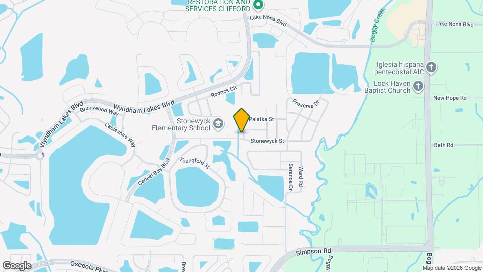 3207 Palatka St Map and Location Details
