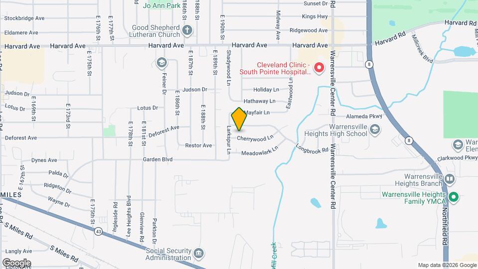 19209 Cherrywood Ln Mapa y Detalles de la Ubicación