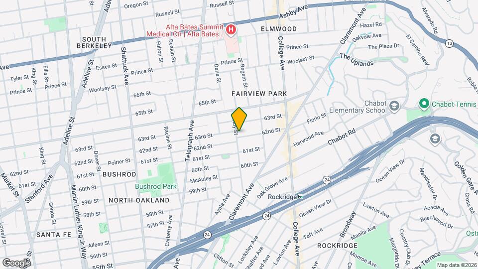 396 62nd St Map and Location Details