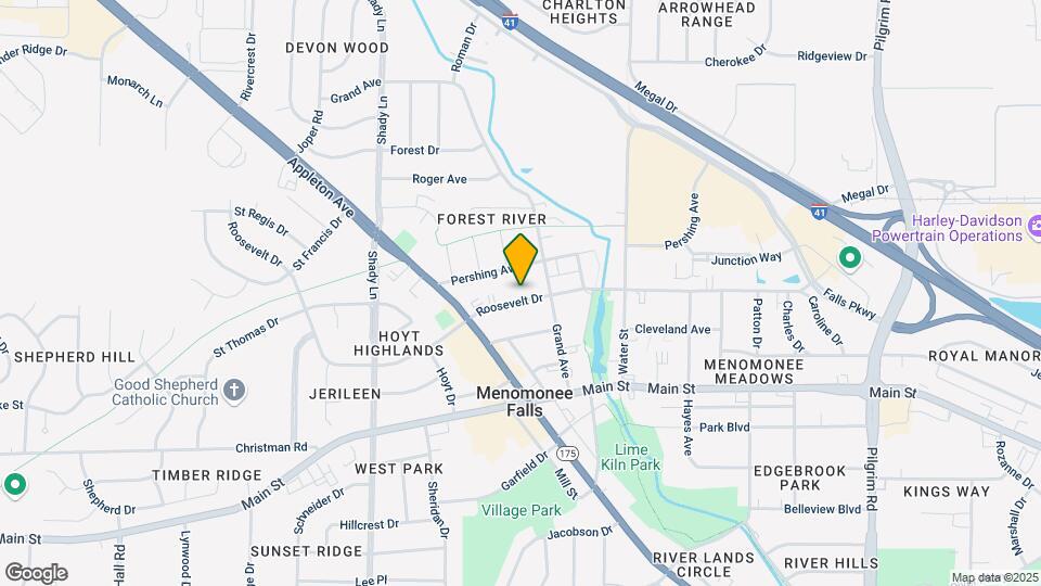 N90W16734 Roosevelt Dr Map and Location Details