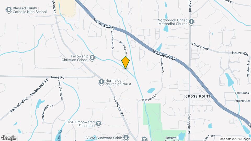 1020 Allenbrook Ln Mapa y Detalles de la Ubicación