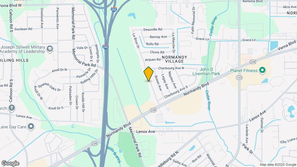 1104 Le Brun Dr Map and Location Details