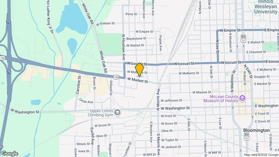 1211 W Market St Map and Location Details