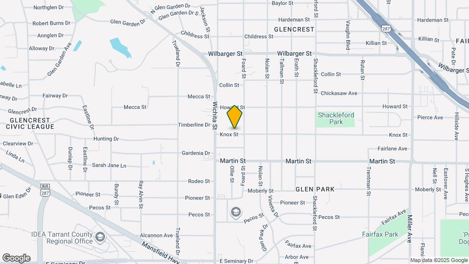 3225 Knox St Map and Location Details