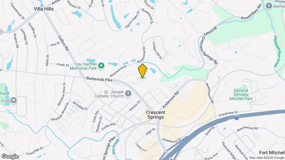 618 Foxhill Dr Map and Location Details