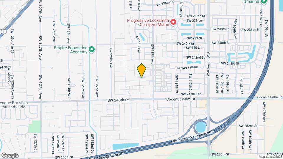 11781 SW 245 Ter Map and Location Details