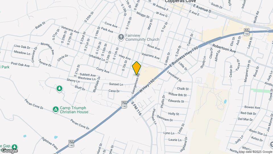 1218 Georgetown Rd Map and Location Details