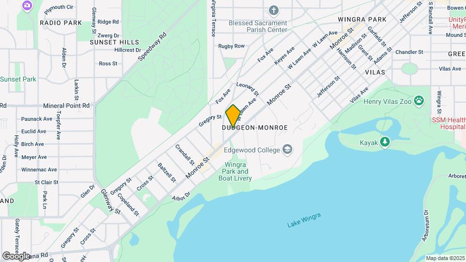 2388 West Lawn Ave, Unit Upstairs unit 2nd floot Map and Location Details