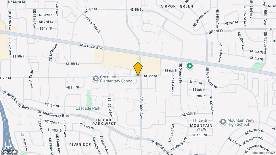 809 SE 135th Ct Map and Location Details