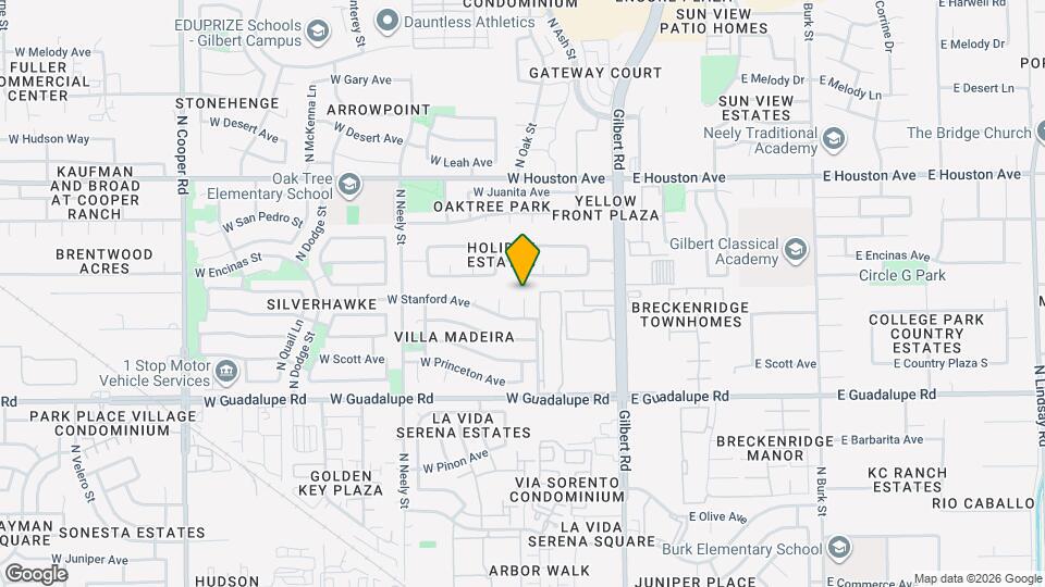 938 N Evergreen Ct Map and Location Details