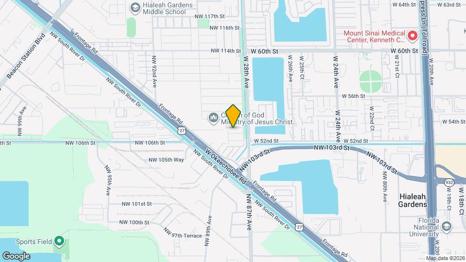 8771 NW 106th Ln Map and Location Details