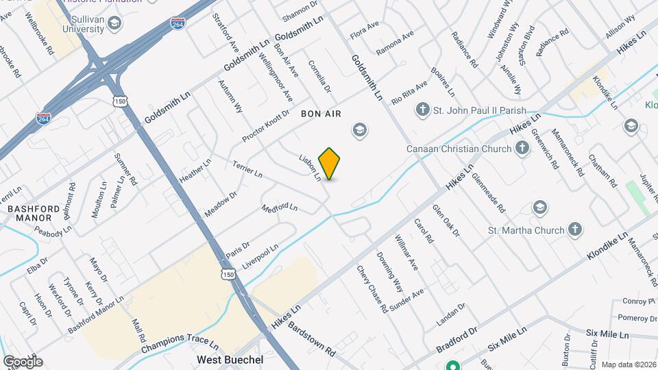 3541 Lisbon Ln Map and Location Details