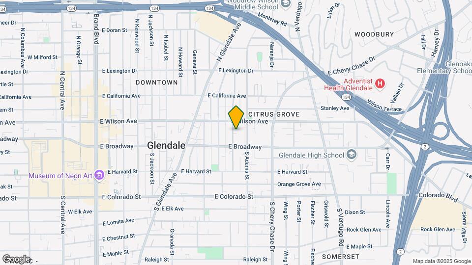 124 N Belmont St Mapa y Detalles de la Ubicación