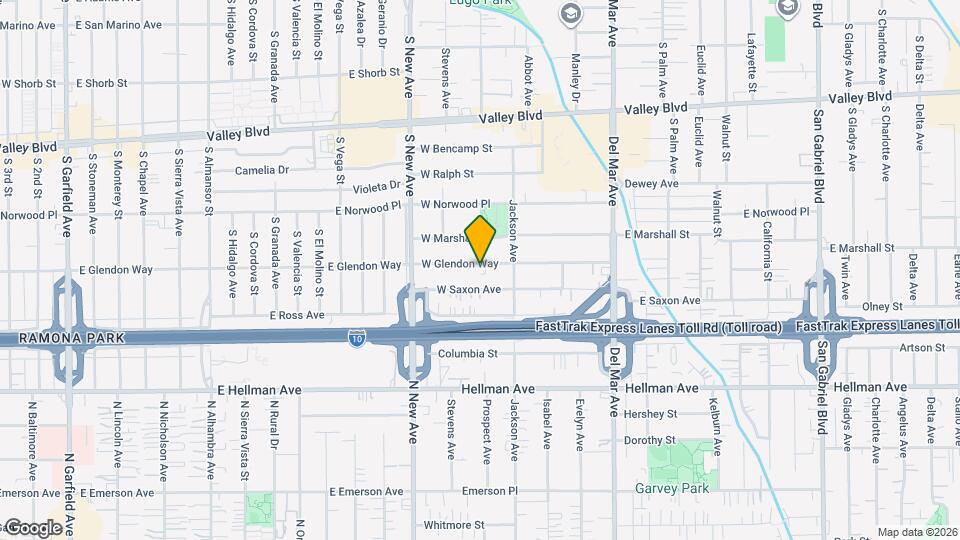 400 W Glendon Way Map and Location Details