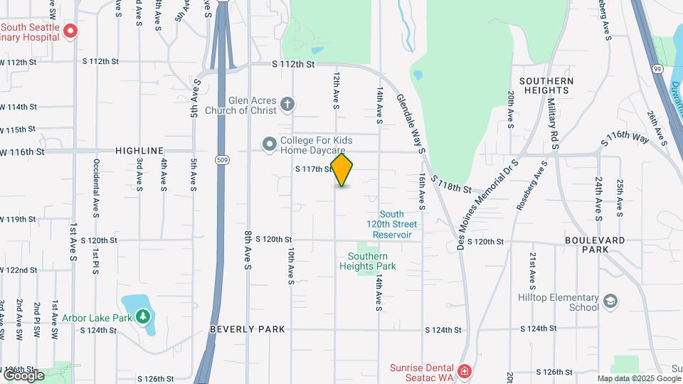 11736 12th Ave S Mapa y Detalles de la Ubicación