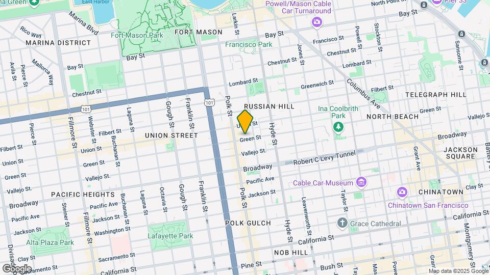 1342 Green St Map and Location Details