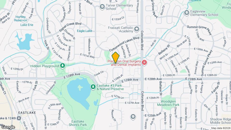 12857 Garfield Cir Map and Location Details