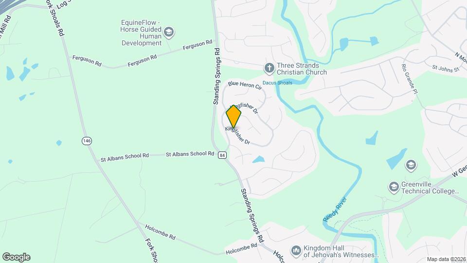 100 Kingfisher Dr Map and Location Details