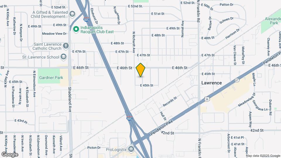 4522 N Longworth Ave Map and Location Details