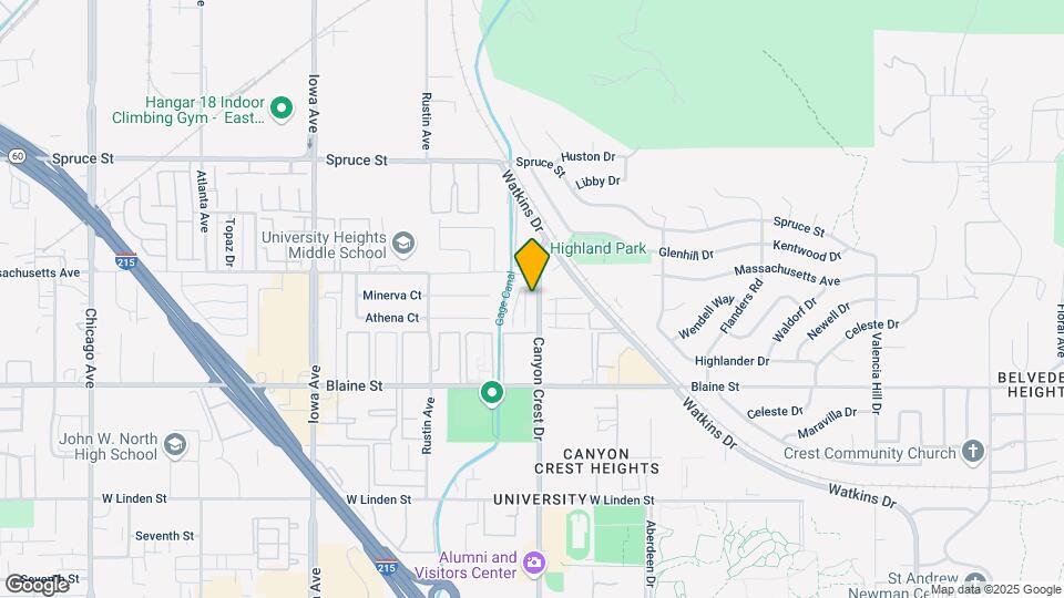 4 Units Near UC Riverside Map and Location Details