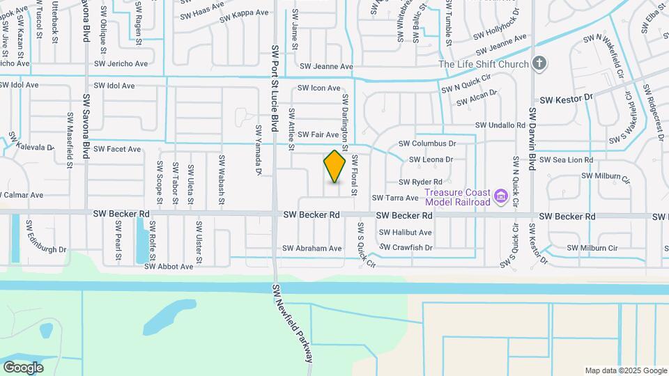 4586 SW Darlington St Map and Location Details