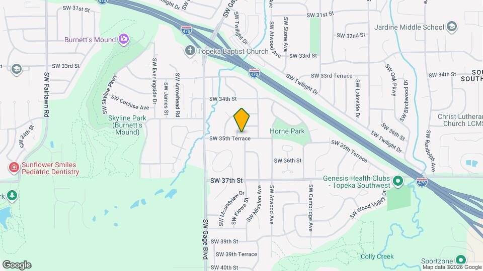3514 SW Kiowa St Map and Location Details
