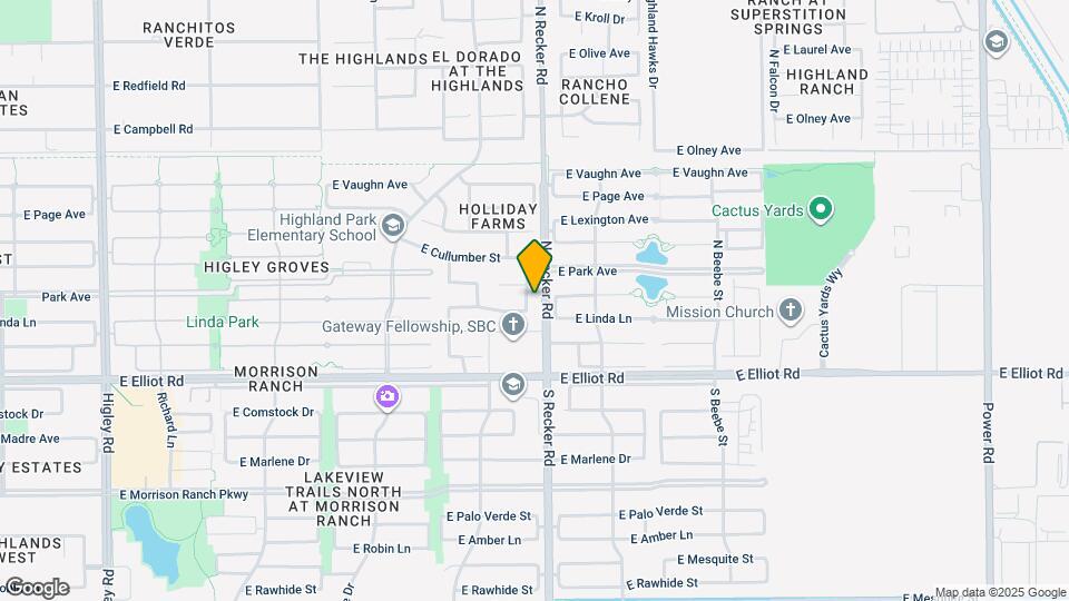 129 N Joshua Tree Ln Map and Location Details