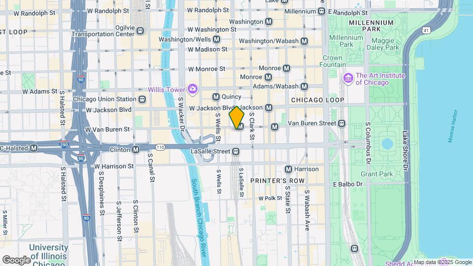 400 Lasalle St Map and Location Details