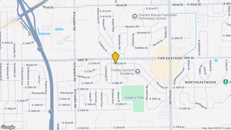 8413 E 37th Pl, Unit 2003-319 Map and Location Details