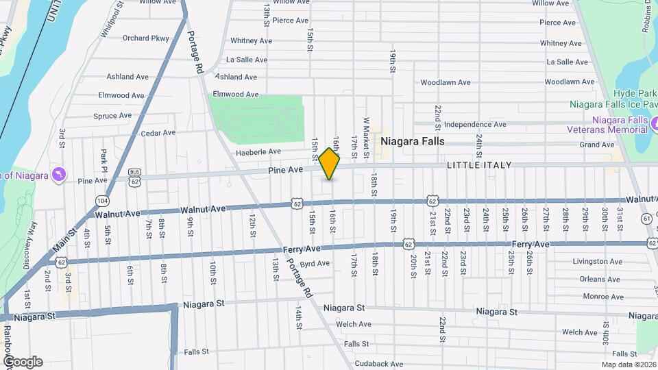 624 16th St Map and Location Details